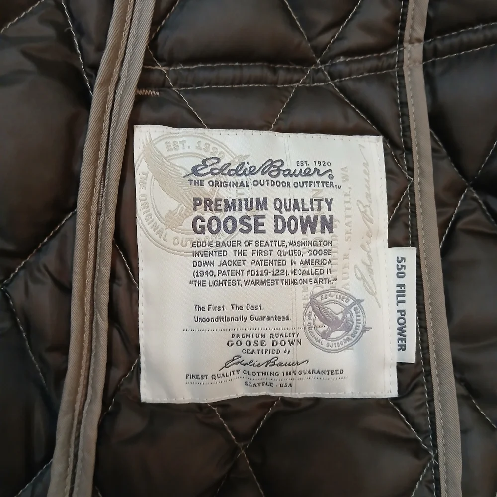 Eddie Bauer Goose Down Quilted Jacket - Picture 13 of 15